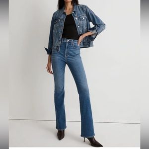 Madewell New Petite Skinny Flare Jeans in Elevere Wash, 27P